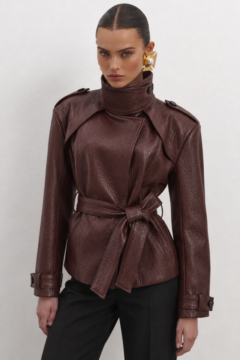 Giacca in vera pelle