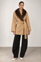 Cashmere and Mink Fur Coat
