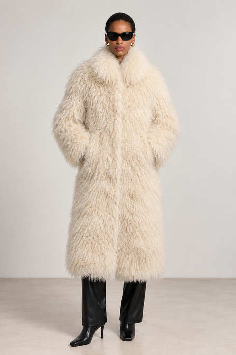 Cappotto mongolo lungo