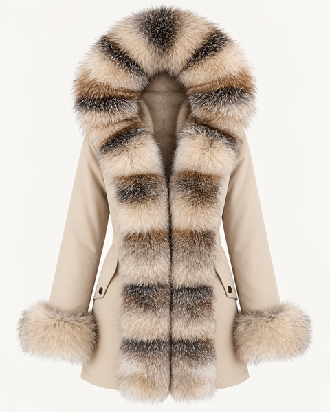 Lined Fox Fur Parka
