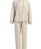A luxurious cashmere tracksuit set, combining supreme softness and warmth with a relaxed, chic fit perfect for cooler days.