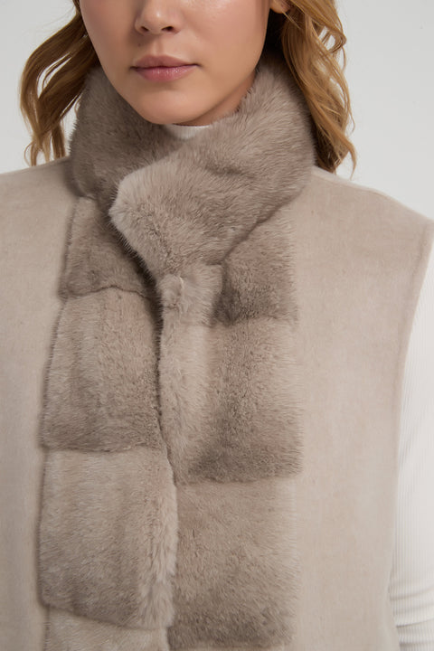 Chaqueta de cachemira convertible 2 en 1