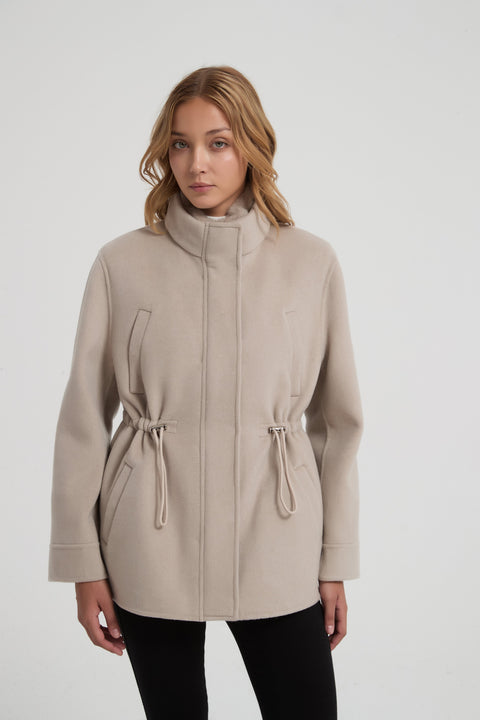 Chaqueta de cachemira convertible 2 en 1