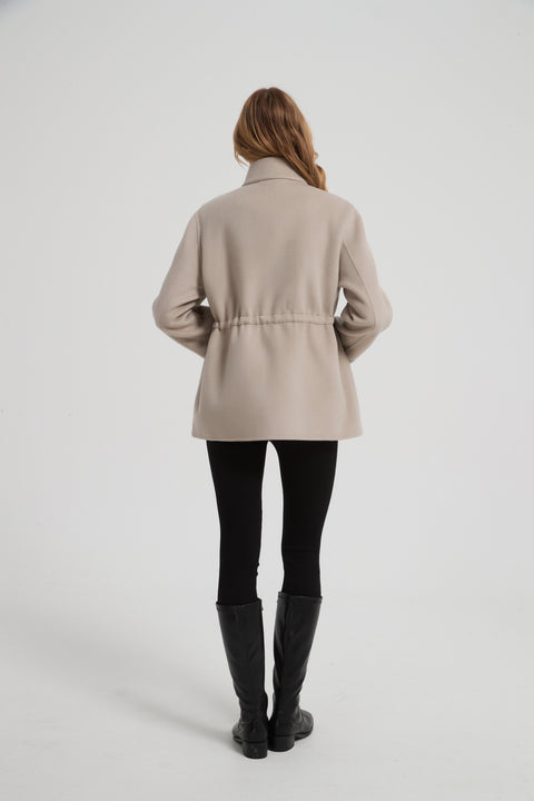 Chaqueta de cachemira convertible 2 en 1