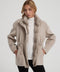 Chaqueta de cachemira convertible 2 en 1