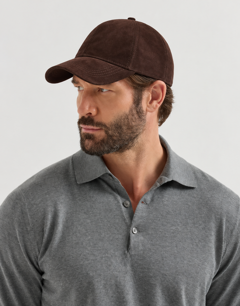 Men Genuine Suede Hat