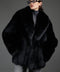 Black Fox Fur Coat