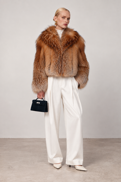 Red Fox Fur Coat