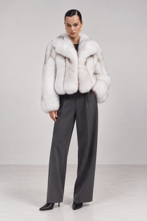 Cappotto in pelliccia di volpe Talia