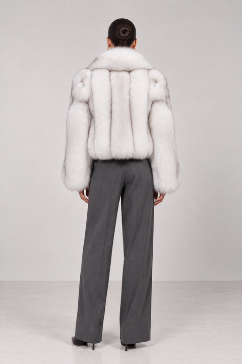 Cappotto in pelliccia di volpe Talia