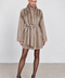 Genuine Mink Midi Coat