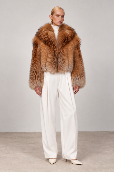 Red Fox Fur Coat