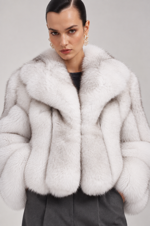 Cappotto in pelliccia di volpe Talia