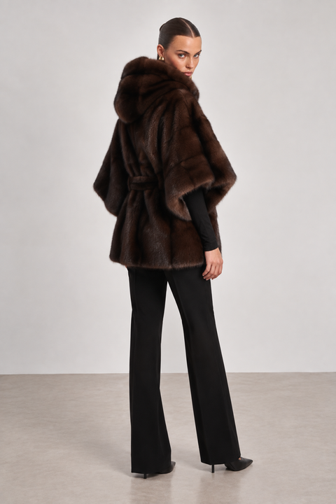 Genuine Mink Cape