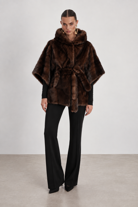 Genuine Mink Cape