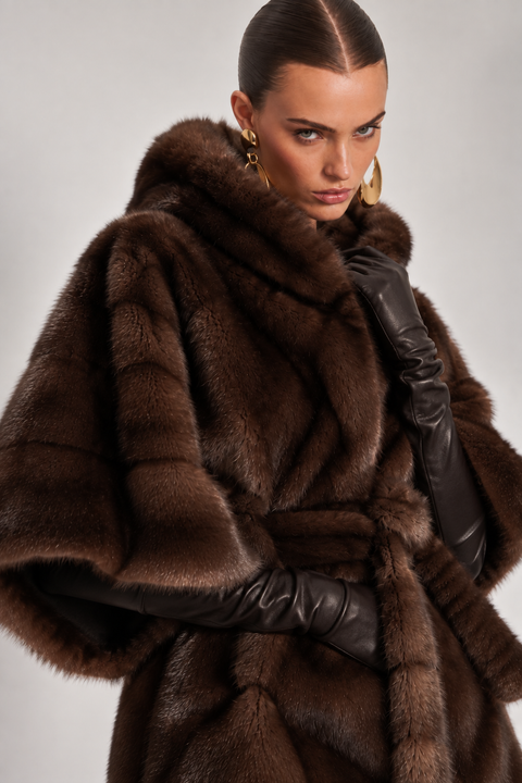 Genuine Mink Cape