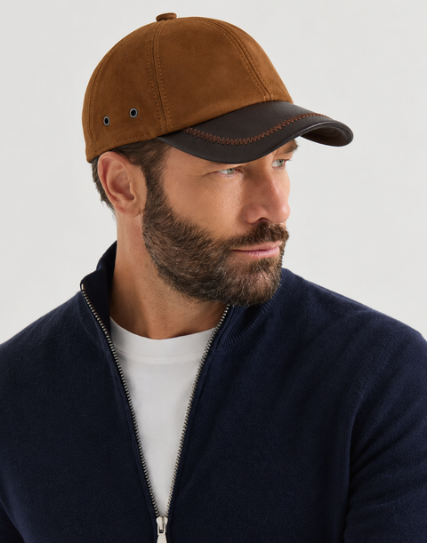 Men Genuine Suede Hat