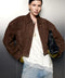 Cropped Suede Jacket