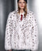 Lynx-Inspired Fox Fur Coat