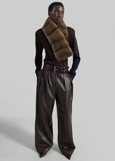 Genuine Mink Scarf