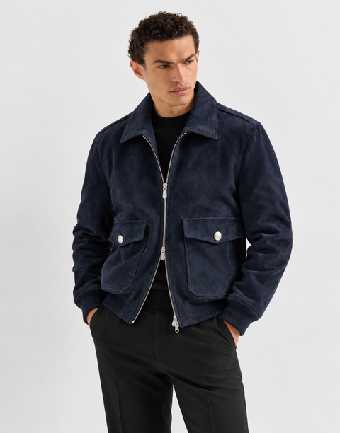 Jacke aus echtem Lammleder