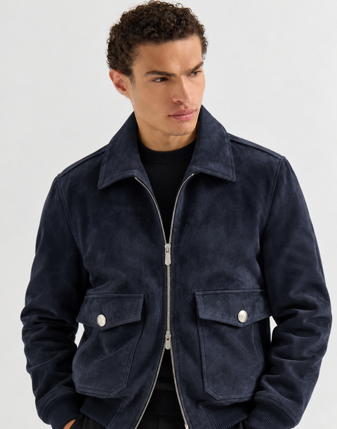 Jacke aus echtem Lammleder