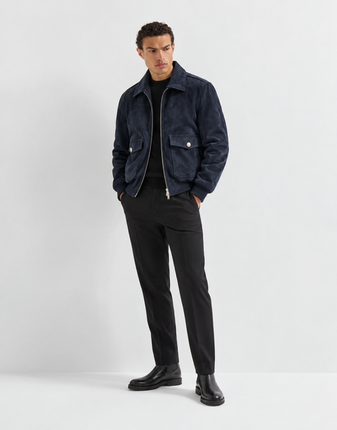 Jacke aus echtem Lammleder