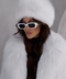 White Fox Fur Hat